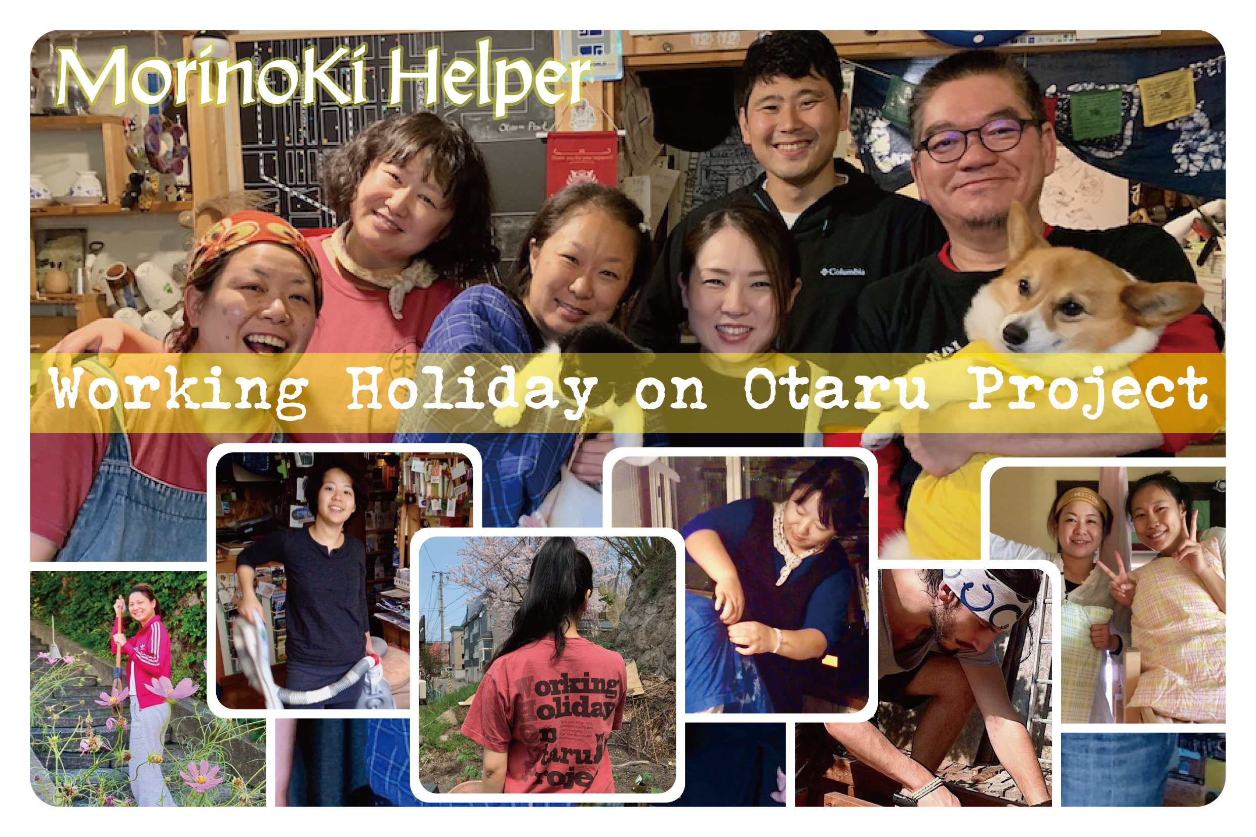 Working Holiday On Otaru Project - もりのきHELPER -